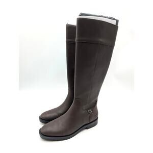 Aerosoles Taba Knee High Boots Side Zip Women's Dark Brown Size US5M EU36